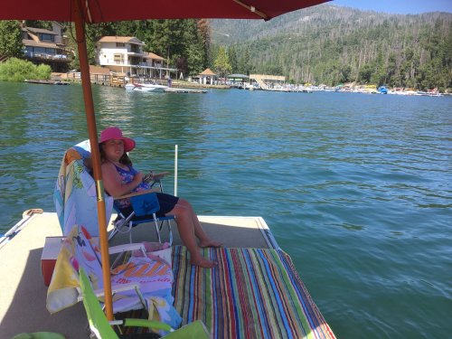 Missy on the dock